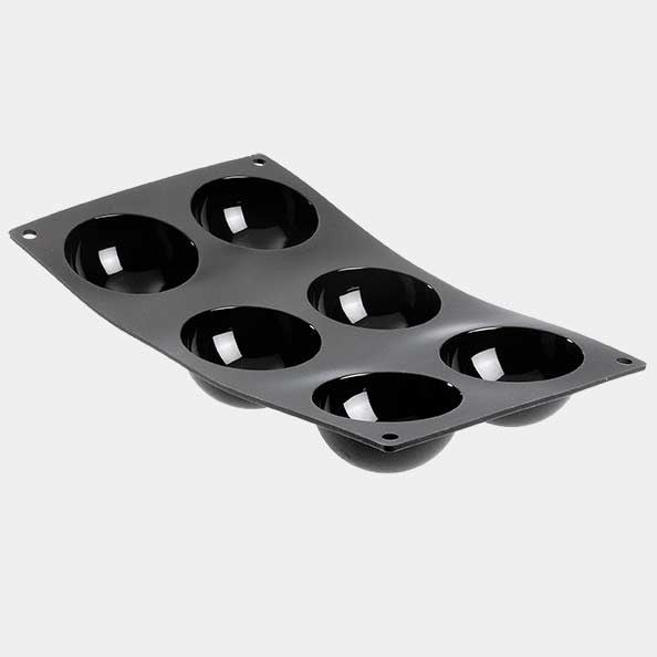6 hemispherical moulds
