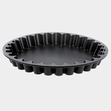 Fluted round pie pan