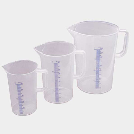 Polypropylene graduated measuring jug