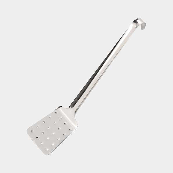 Stainless steel one-piece spatula